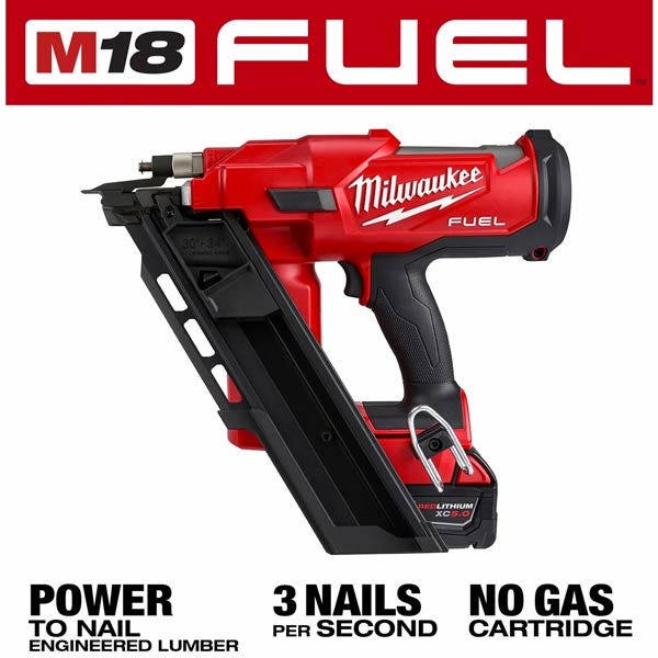 for sale online Tool Only Milwaukee M18 FUEL 30 Degree Framing Cordless Nailer 
